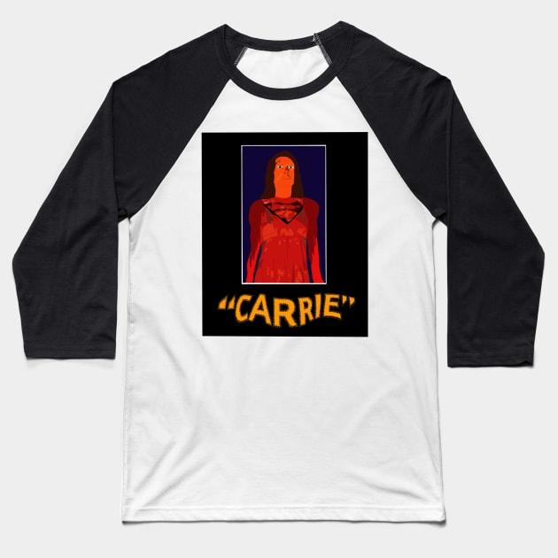 Carrie 1976 adaptation Baseball T-Shirt by dylego